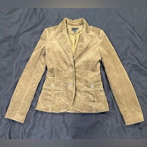 H&M Green Corduroy Blazer